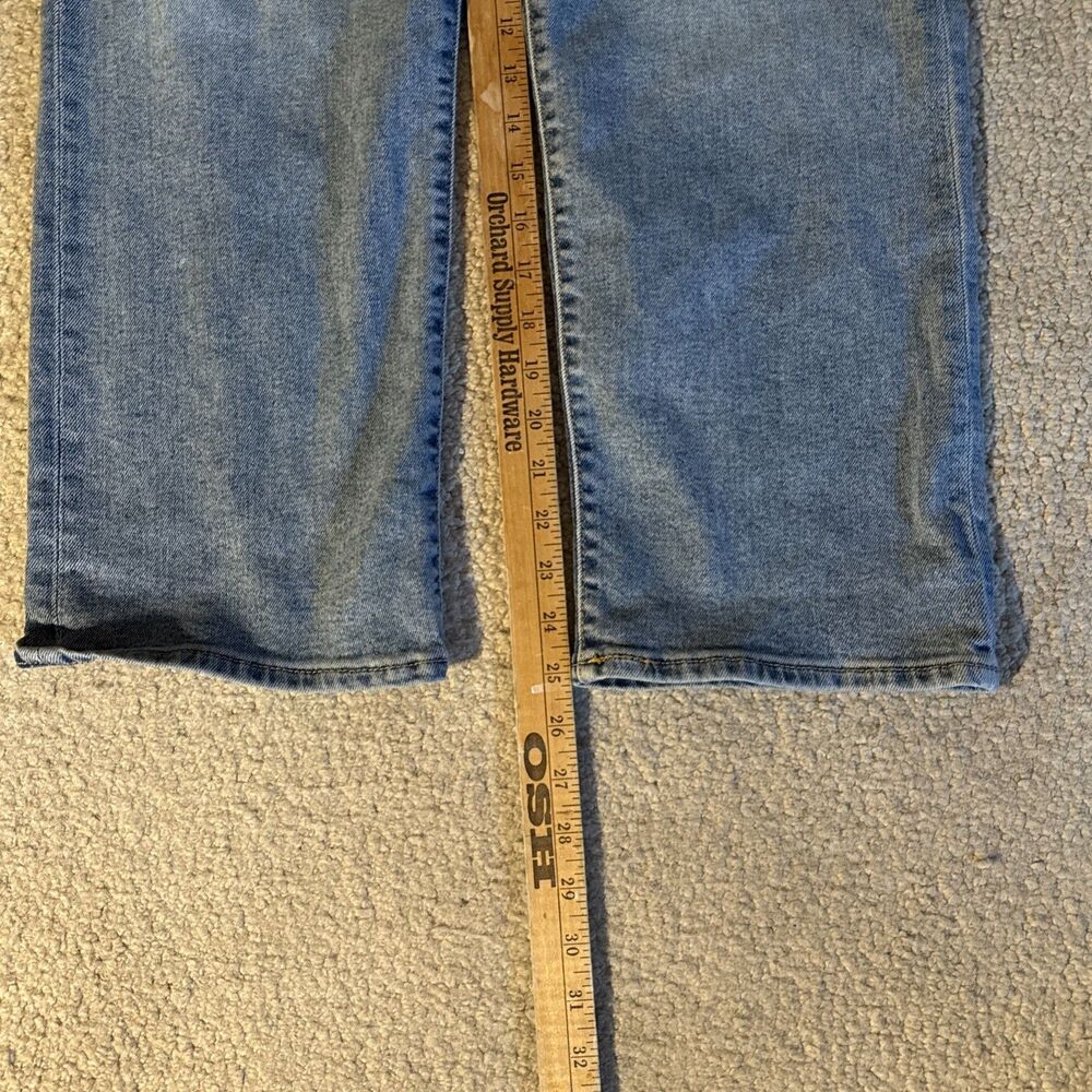 Levi's Ribcage Straight Ankle Jeans Women's Light Wash Button Fly | Size 29 - Picture 7 of 9